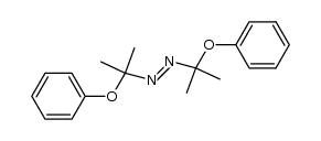 1,2-bis(2-phenoxypropan-2-yl)diazene结构式
