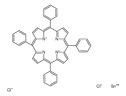 5,10,15,20-tetraphenylporphyrin-22,23-diide,tin(4+),dichloride结构式