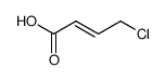(E)-4-氯丁-2-烯酸结构式