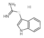 (1H-吲哚-3-基磺酰基)盐酸乙脒碘化氢结构式