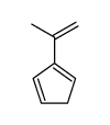 2-(1-methylethenyl)-1,3-cyclopentadiene结构式