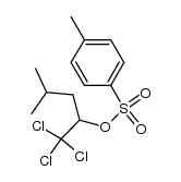 1,1,1-trichloro-4-methyl-2-pentanol 4-methylbenzenesulfonate结构式