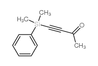 4-(二甲基苯基硅基)-3-丁炔-2-酮结构式