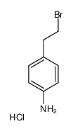 p-(2-Bromoethyl)anilineHydrochloride结构式