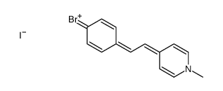4-[2-(4-bromophenyl)ethenyl]-1-methylpyridin-1-ium,iodide结构式
