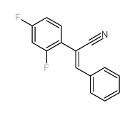 Acrylonitrile,2-(2,4-difluorophenyl)-3-phenyl- (7CI,8CI)结构式