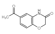 6-乙酰基-2H-1,4-苯并噁嗪-3(4H)-酮结构式