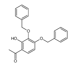 1-[2-hydroxy-3,4-bis(phenylmethoxy)phenyl]ethanone结构式