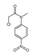 2-氯-N-甲基-N-(4-硝基苯基)乙酰胺结构式