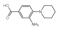 3-氨基-4-哌啶-1-苯甲酸结构式