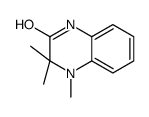 2(1H)-Quinoxalinone,3,4-dihydro-3,3,4-trimethyl-(9CI)结构式