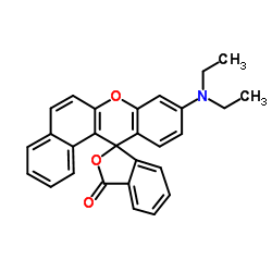 9-(二乙氨基)螺[12H-苯并[A]占吨-12,1,(3,H)-异苯并呋喃]-3,-酮结构式
