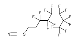 3,3,4,4,5,5,6,6,7,7,8,8,8-tridecafluorooctyl thiocyanate结构式