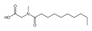 2-[decanoyl(methyl)amino]acetic acid结构式