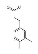 3-(3,4-DIMETHYL-PHENYL)-PROPIONYL CHLORIDE结构式