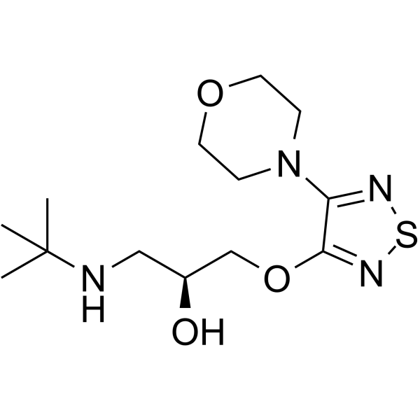 噻吗洛尔结构式