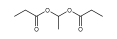 ethylidene dipropanoate结构式