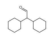 2,2-dicyclohexylacetaldehyde结构式
