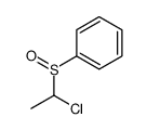 1-chloroethylsulfinylbenzene结构式