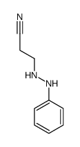 3-(2-phenylhydrazinyl)propanenitrile结构式