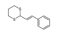 2-(2-phenylethenyl)-1,3-dithiane结构式