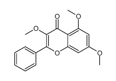 galangin 3,5,7-trimethyl ether结构式