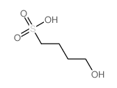 4-羟基丁磺酸(contains 15%H2O)结构式