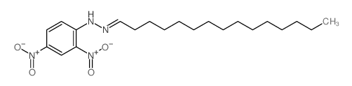 Pentadecanal,2-(2,4-dinitrophenyl)hydrazone结构式