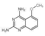 5-甲氧基-2,4-二氨基喹唑啉结构式