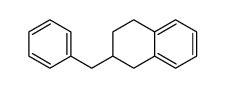 1,2,3,4-Tetrahydro-2-(phenylmethyl)naphthalene结构式