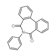 6-phenylbenzo[d][2]benzazepine-5,7-dione结构式