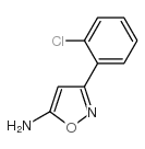 3-(2-氯苯基)-5-氨基异噁唑结构式