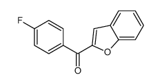 2-(4-FLUOROBENZOYL)BENZOFURAN结构式