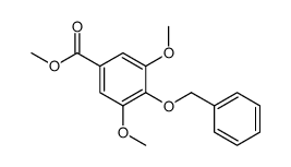 methyl 3,5-dimethoxy-4-phenylmethoxybenzoate结构式