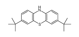 3,7-ditert-butyl-10H-phenothiazine结构式