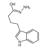 4-(1H-indol-3-yl)butanehydrazide结构式