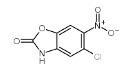 2(3H)-Benzoxazolone, 5-chloro-6-nitro-结构式