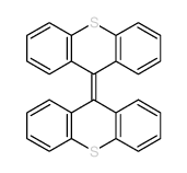 9H-Thioxanthene,9-(9H-thioxanthen-9-ylidene)-结构式