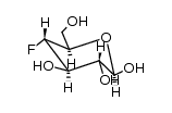 4-Fluoro-4-deoxy-&beta;-D-glucopyranose结构式