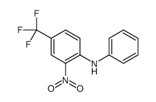 2-nitro-N-phenyl-4-(trifluoromethyl)aniline结构式
