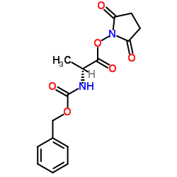 Z-D-丙氨酸-OSu结构式