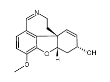 (4aS,6R,8aS)-3-methoxy-5,6,9,10-tetrahydro-4aH-benzo[2,3]benzofuro[4,3-cd]azepin-6-ol结构式