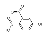 4-chloro-2-nitro-benzenesulfinic acid结构式