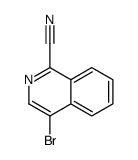 4-溴-异喹啉-1-甲腈结构式