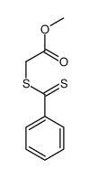 methyl 2-(benzenecarbonothioylsulfanyl)acetate结构式