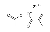 zinc methacryliate acetate结构式