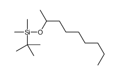 tert-butyl-dimethyl-nonan-2-yloxysilane结构式