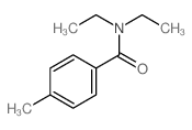Benzamide,N,N-diethyl-4-methyl-结构式