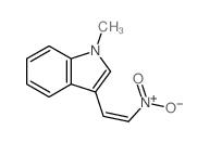 1H-Indole,1-methyl-3-(2-nitroethenyl)-结构式