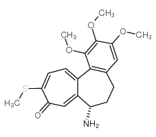Benzo[a]heptalen-9(5H)-one,7-amino-6,7-dihydro-1,2,3-trimethoxy-10-(methylthio)-, (7S)-结构式